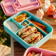 Load image into Gallery viewer, Aqua Bento Lunchbox
