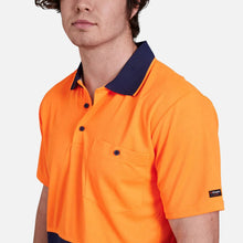 Load image into Gallery viewer, Workcool Hyperfreeze Hi-Vis Two Tone Short Sleeve Polo Shirt
