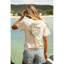 Load image into Gallery viewer, Croc Captain | Womens SS Tee - Stone
