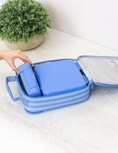 Load image into Gallery viewer, MontiiCo Large Insulated Lunch Bag - Splash Stripe
