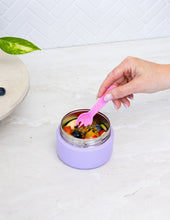 Load image into Gallery viewer, MontiiCo Insulated Mini Food Jar - Lilac
