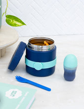 Load image into Gallery viewer, MontiiCo Insulated Food Jar - Navy
