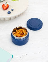 Load image into Gallery viewer, MontiiCo Insulated Mini Food Jar - Navy

