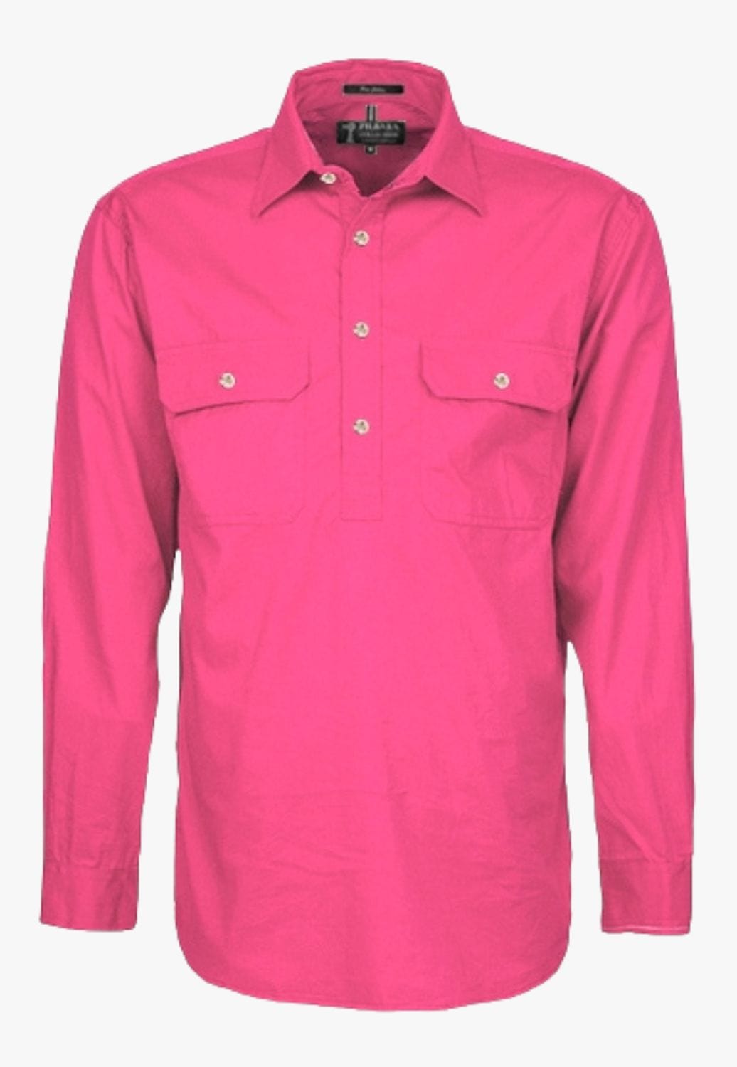 Pilbara Mens Closed Front Work Shirt RM200CF