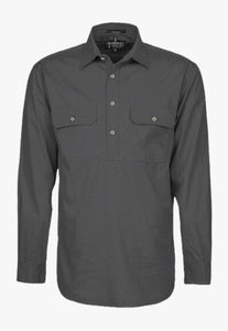 Pilbara Mens Closed Front Work Shirt RM200CF