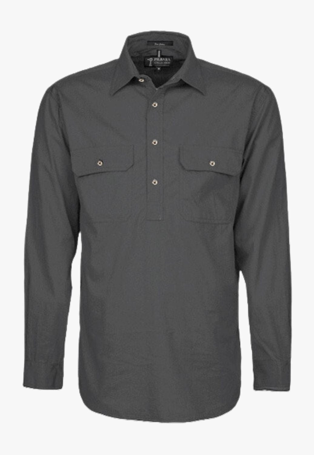Pilbara Mens Closed Front Work Shirt RM200CF