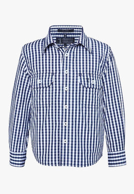 Ritemate Kids Long Sleeve Check Shirt