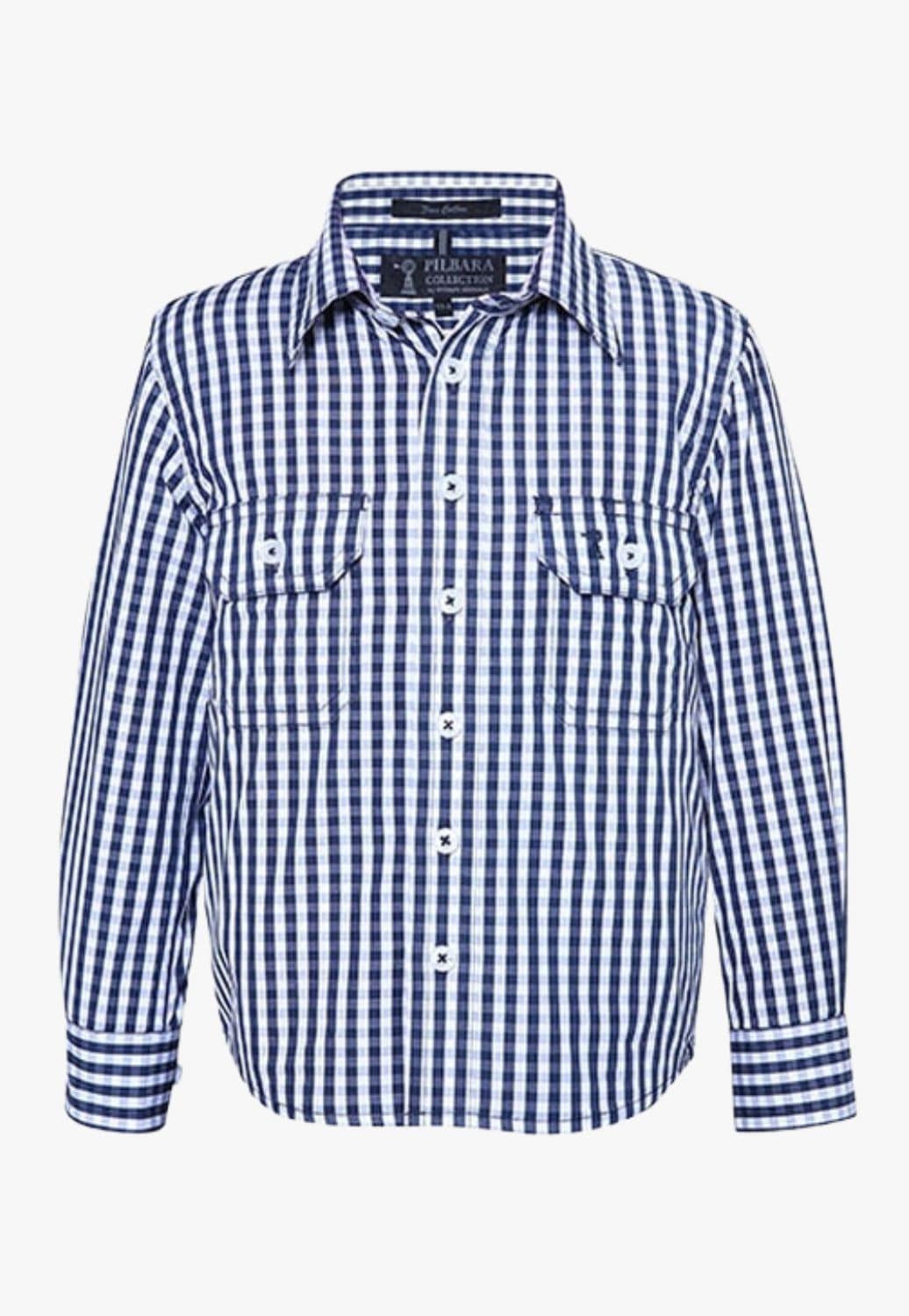 Ritemate Kids Long Sleeve Check Shirt