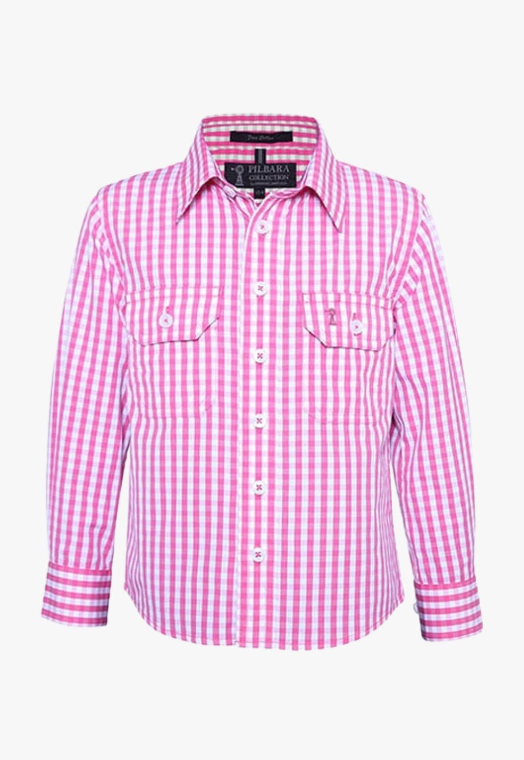 Ritemate Kids Long Sleeve Check Shirt