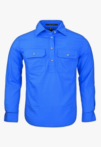 Pilbara Kids Closed Front Work Shirt RM400CF