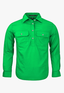 Pilbara Kids Closed Front Work Shirt RM400CF