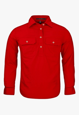 Pilbara Kids Closed Front Work Shirt RM400CF