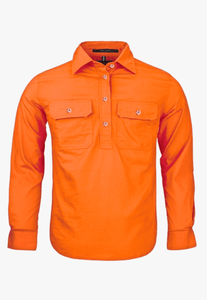 Pilbara Kids Closed Front Work Shirt RM400CF