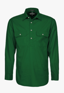 Pilbara Mens Closed Front Work Shirt RM200CF