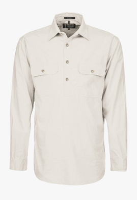 Pilbara Mens Closed Front Work Shirt RM200CF