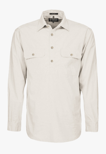 Pilbara Mens Closed Front Work Shirt RM200CF