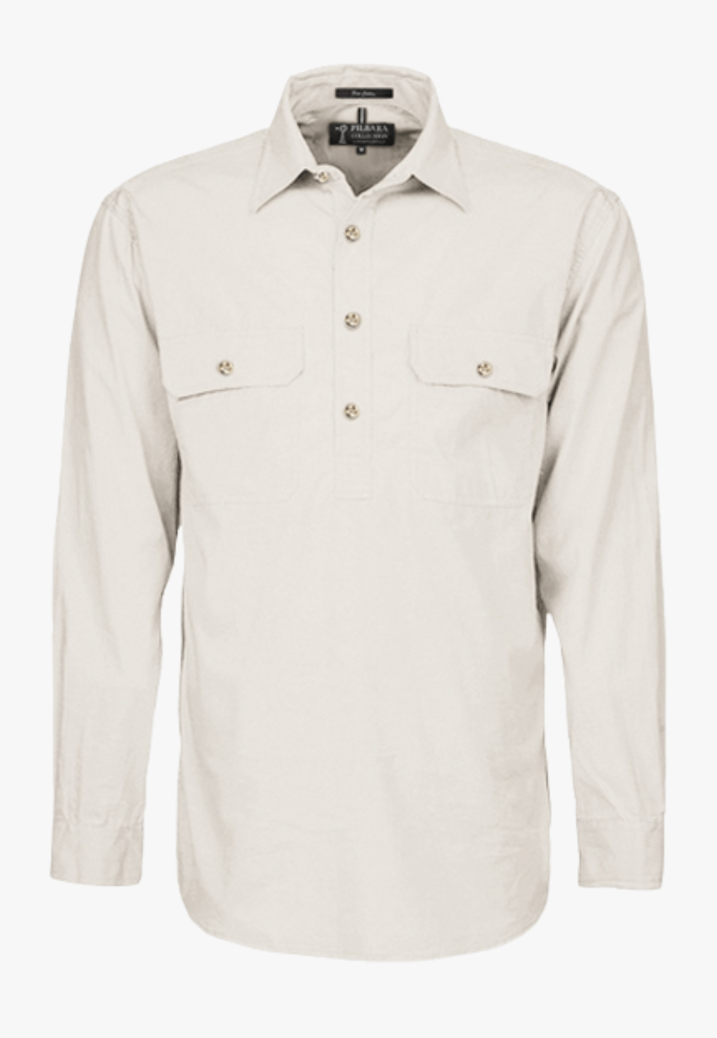 Pilbara Mens Closed Front Work Shirt RM200CF