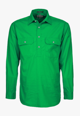 Pilbara Mens Closed Front Work Shirt RM200CF