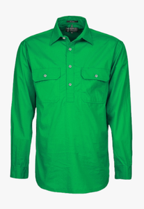 Pilbara Mens Closed Front Work Shirt RM200CF
