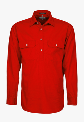 Pilbara Mens Closed Front Work Shirt RM200CF