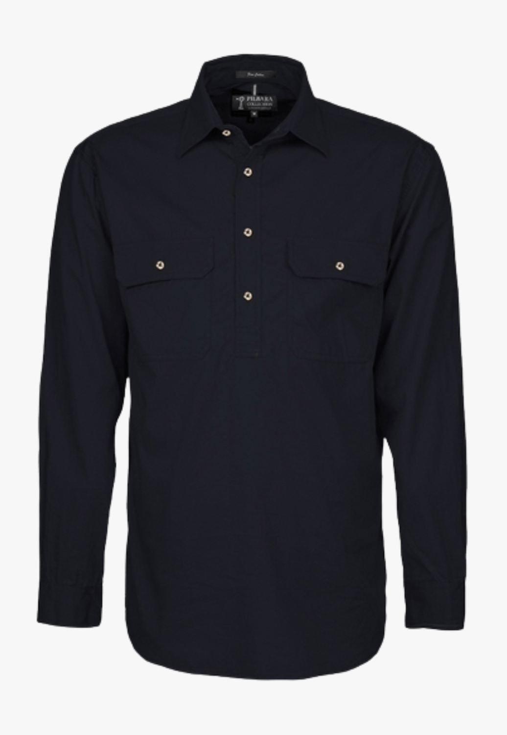 Pilbara Mens Closed Front Work Shirt RM200CF