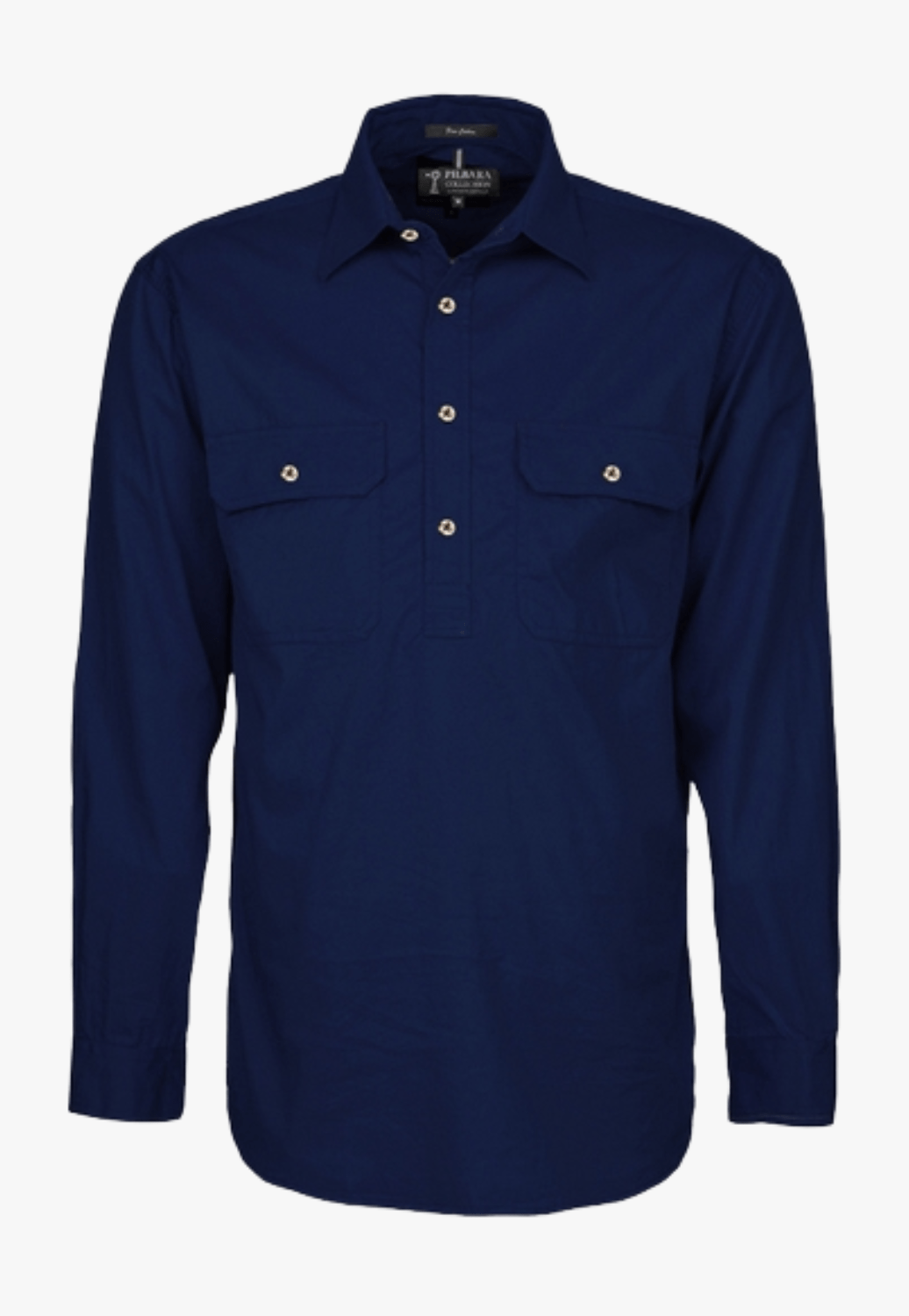 Pilbara Mens Closed Front Work Shirt RM200CF