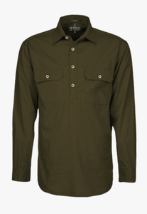 Pilbara Mens Closed Front Work Shirt RM200CF