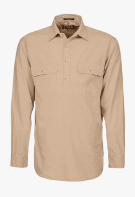 Pilbara Mens Closed Front Work Shirt RM200CF