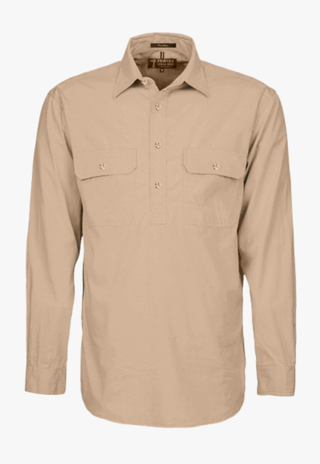 Pilbara Mens Closed Front Work Shirt RM200CF