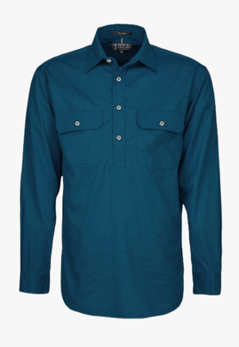 Pilbara Mens Closed Front Work Shirt RM200CF