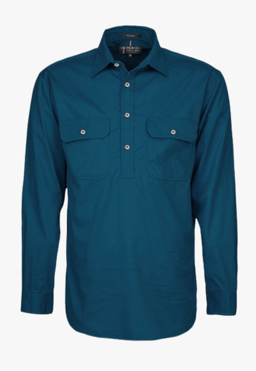 Pilbara Mens Closed Front Work Shirt RM200CF