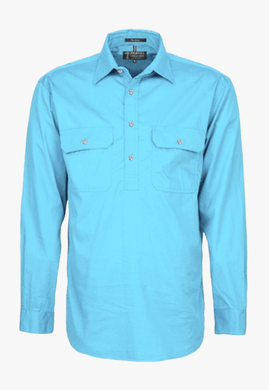 Pilbara Mens Closed Front Work Shirt RM200CF