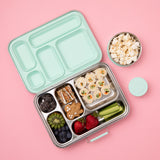 Load image into Gallery viewer, Five Compartment Leakproof Stainless Steel Lunch Box
