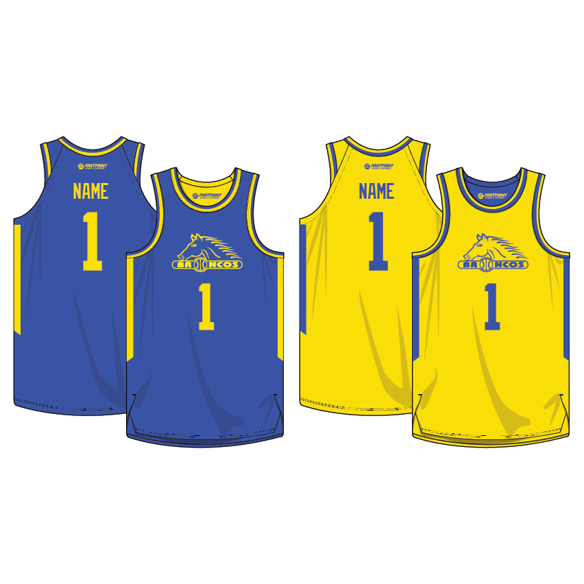 BRONCOS Reversible Basketball Singlet *Special Order item*