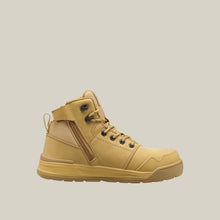 Load image into Gallery viewer, Women's Evolution Lace Up &amp; Side Zip 5" Steel Toe Safety Boot - Wheat
