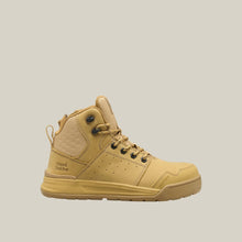 Load image into Gallery viewer, Women's Evolution Lace Up &amp; Side Zip 5" Steel Toe Safety Boot - Wheat
