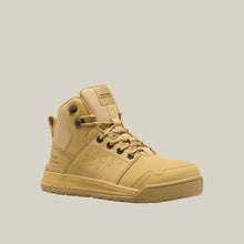 Load image into Gallery viewer, Women's Evolution Lace Up &amp; Side Zip 5" Steel Toe Safety Boot - Wheat
