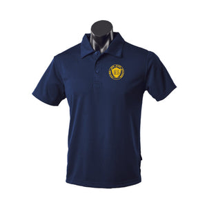 Embroidered Broken Hill High Ladies Polo -Navy